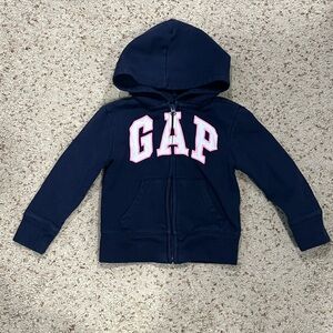 GAP kids navy XS (4-5) zip-up